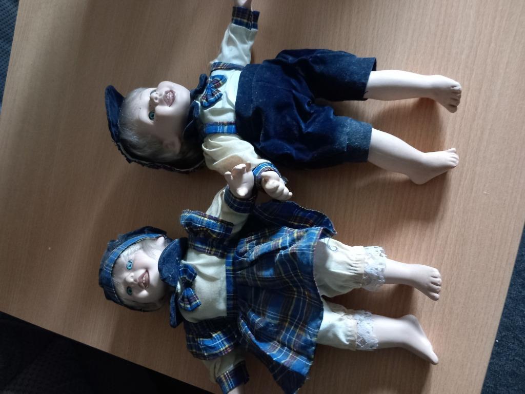 2 porseleinen poppen, jongen en meisje, Enlèvement ou Envoi