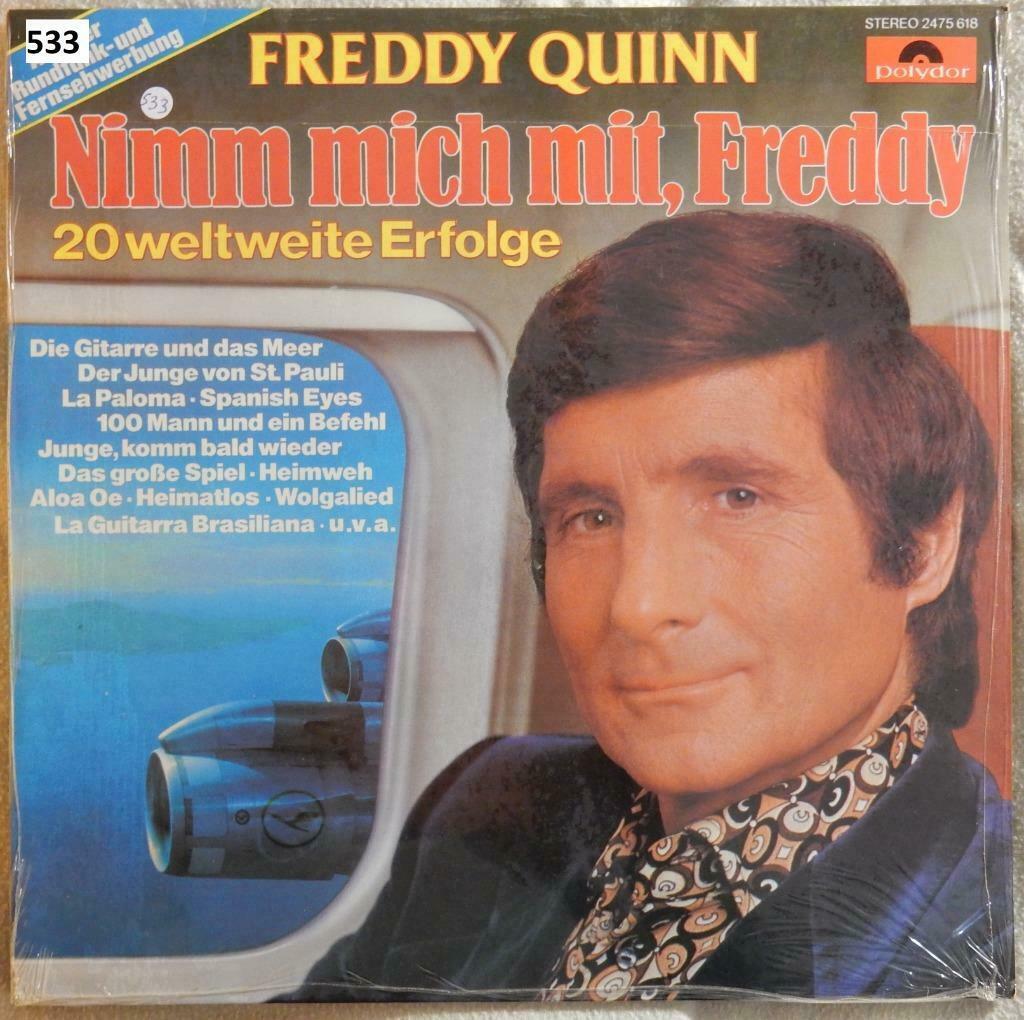 kn0536 :4x LP van  Freddy Quinn, Enlèvement ou Envoi, Comme neuf, 12 pouces