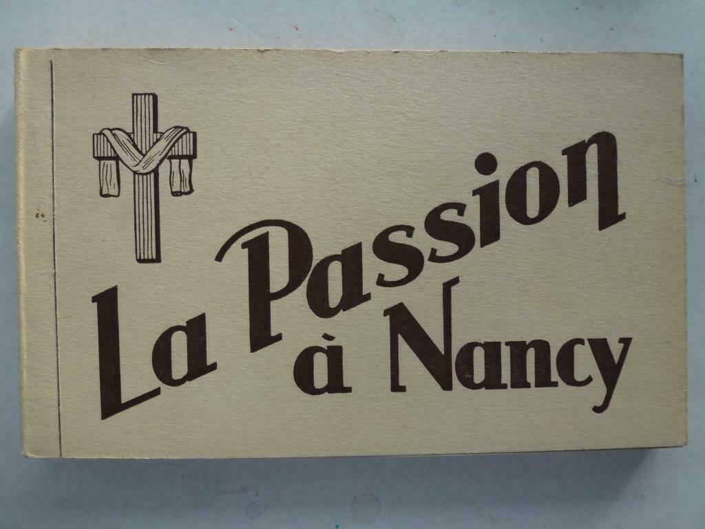 La Passion à Nancy oud mapje met 20 prentkaarten, Verzamelen, Verzenden, Ongelopen, Frankrijk