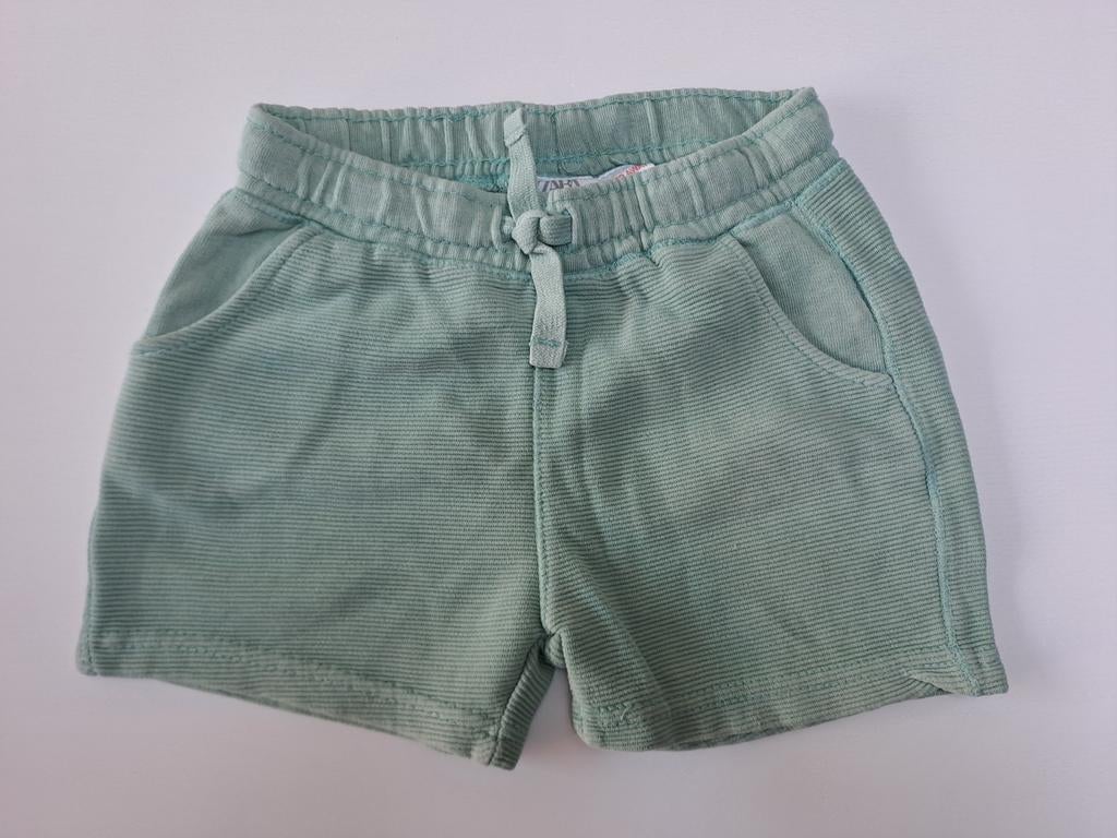 Short vert pastel taille 92, Enfants & Bébés, Vêtements enfant | Taille 92, Pantalon, Enlèvement ou Envoi, Comme neuf, Zara