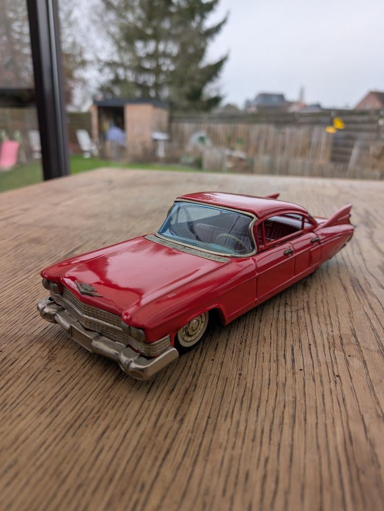 Blikken auto Bandai Cadillac 1959, Ophalen of Verzenden