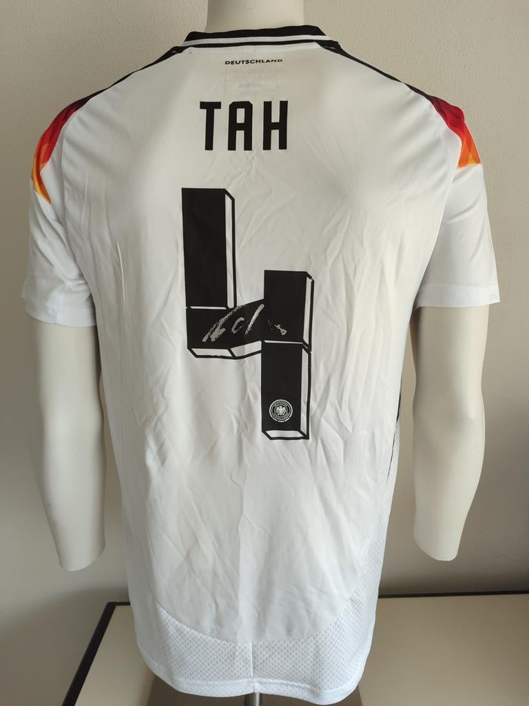 Gesigneerd shirt van het Duits  Elftal door Tah met COA, Ophalen of Verzenden, Nieuw, Shirt