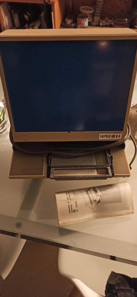 Lecteur microfiche vintage., Enlèvement