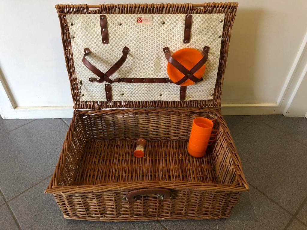 Picknickmand optima, Ophalen of Verzenden, Gebruikt