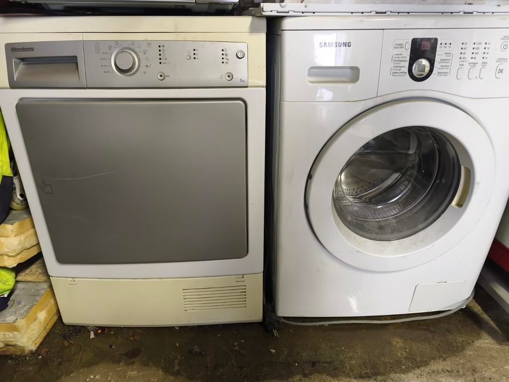 Wasmachine en droger, Ophalen