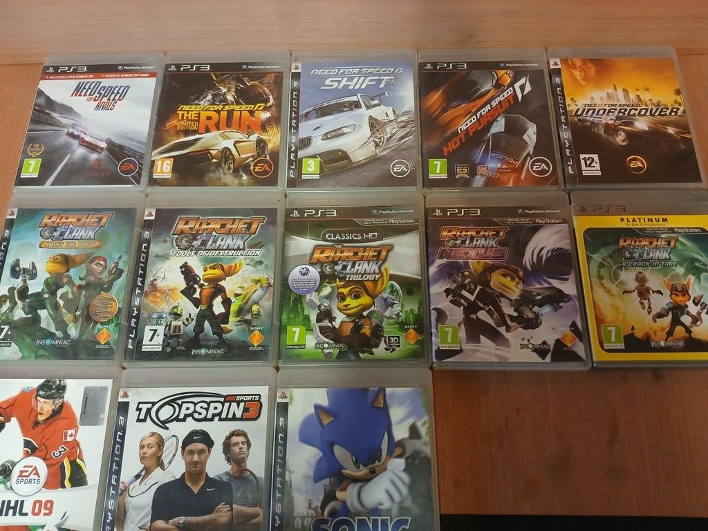 Games PlayStation 3 / need for speed / ratchet & clank, Enlèvement ou Envoi, Comme neuf