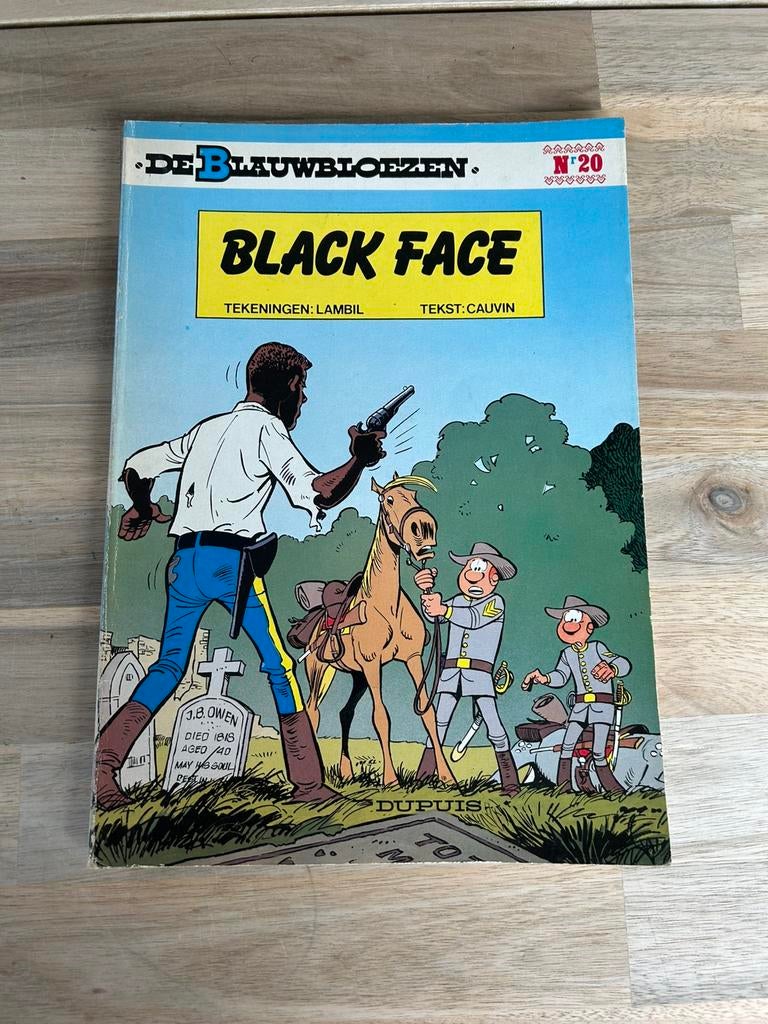 De blauwbloezen - Black face, Boeken, Stripverhalen, Gelezen, Eén stripboek, Ophalen