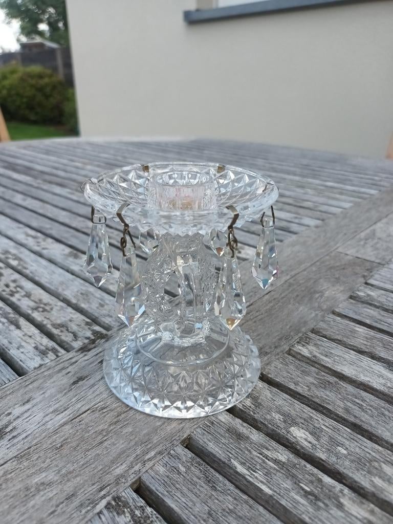 Chandelier en cristal, Maison & Meubles, Enlèvement, Comme neuf, Chandelier