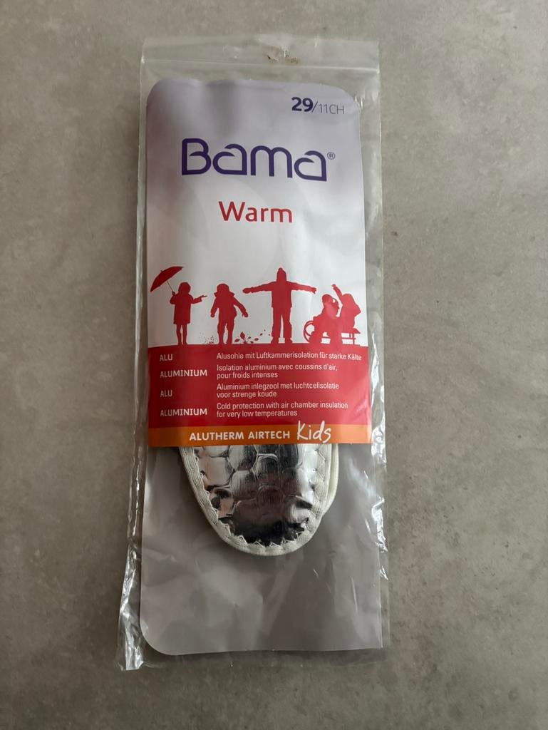 Bama warme inlegzolen - maat 29, Ophalen, Nieuw