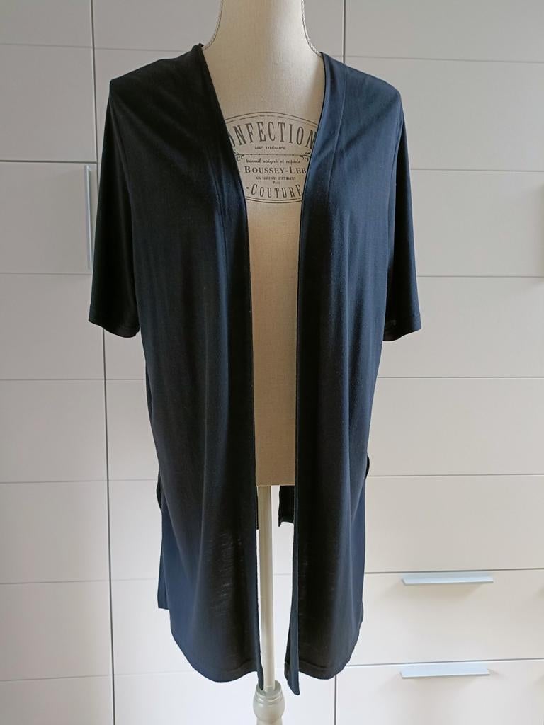 Long cardigan noir d'été Fuego, Kleding | Dames, Ophalen of Verzenden, Zwart