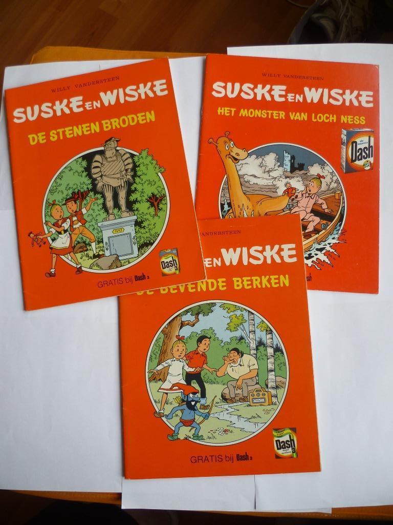 3X SUSKE EN WISKE DASH 3 ALBUMS UIT JAREN 80, Willy Vandersteen, Ophalen of Verzenden, Zo goed als nieuw, Meerdere stripboeken