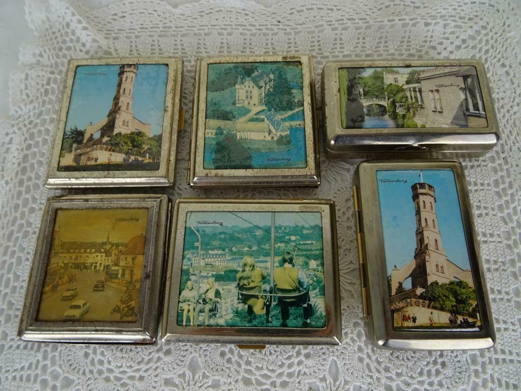 Boîte à tabac vintage boîte à cigarettes Valkenburg 19e vrac, Enlèvement ou Envoi