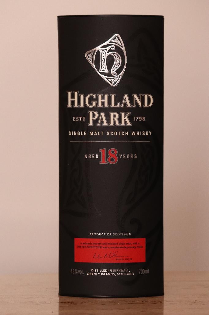 Highland Park 18yo + certificate, Collections, Vins, Neuf, Enlèvement