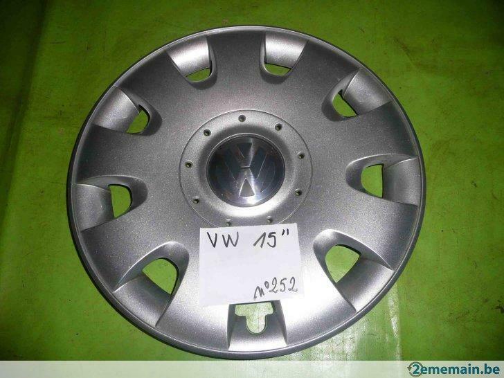 enjoliveur VW 15'' (n°252)- 1pc, Autos : Pièces & Accessoires, Pneus & Jantes, Jante(s), Utilisé, Enlèvement ou Envoi