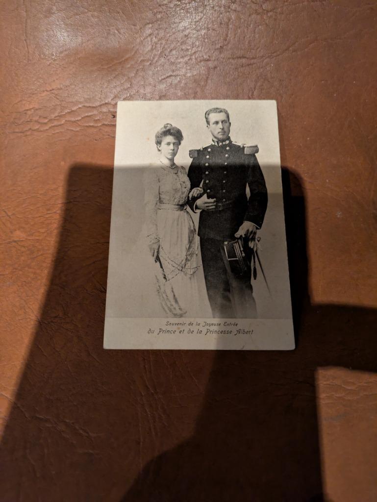 Albert en Elisabeth, Enlèvement ou Envoi, Comme neuf, Carte, Photo ou Gravure