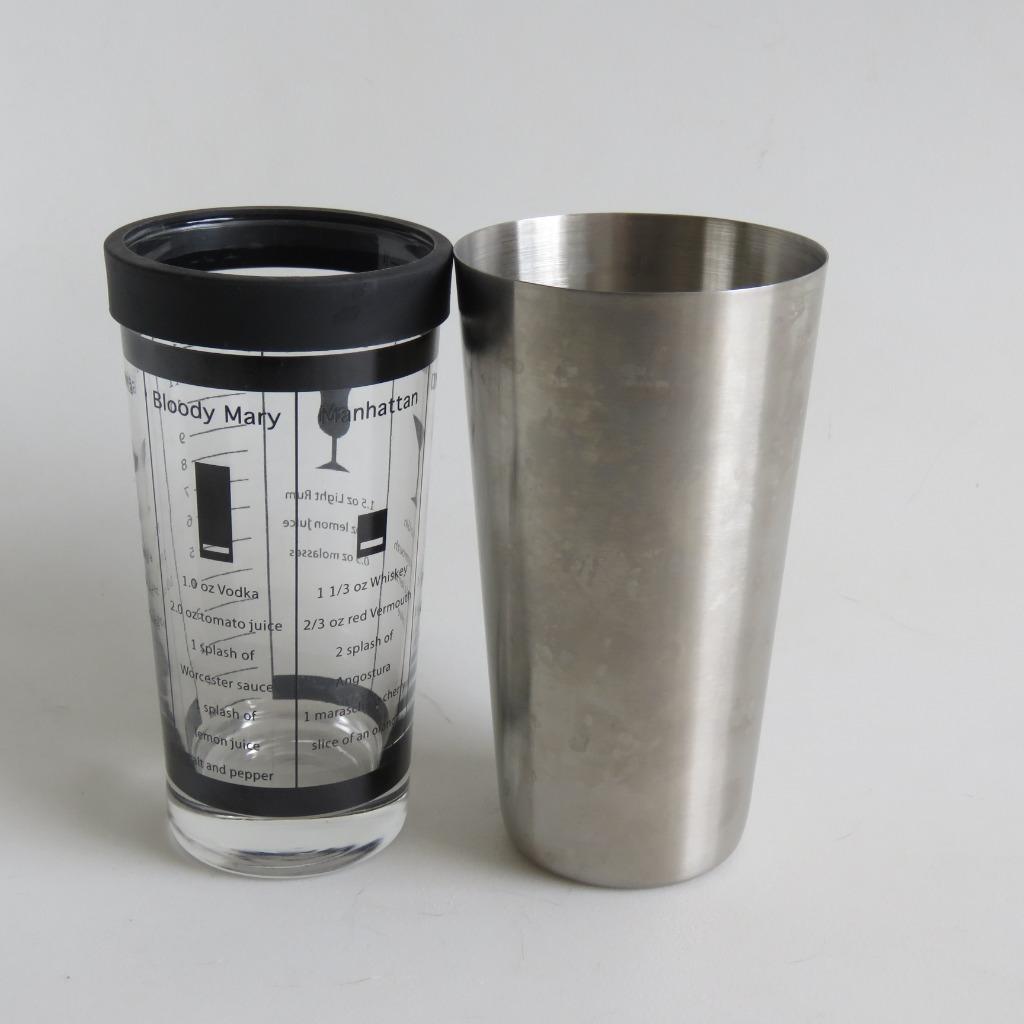 Cocktailshaker Boston shaker, Ophalen of Verzenden
