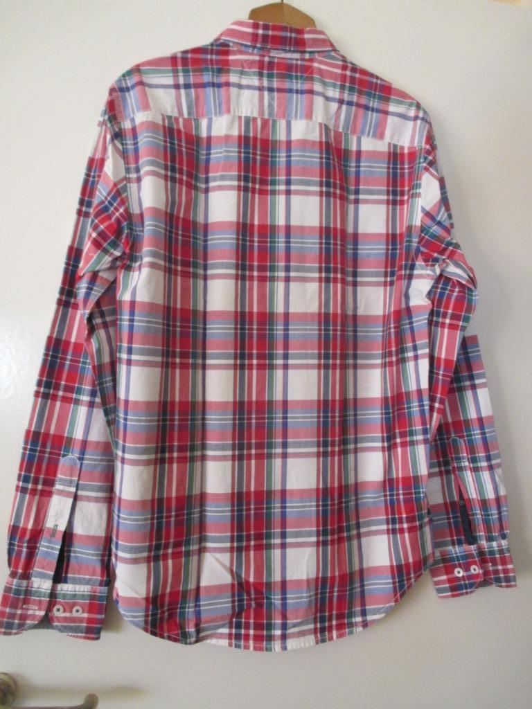 geruit hemd Tommy Hilfiger M, Ophalen of Verzenden, Gedragen