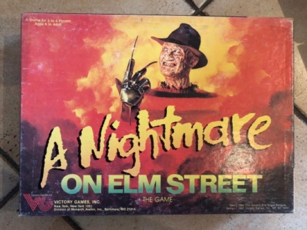 A NIGHTMARE ON ELM STREET - geweldig vintage spel - ZELDZAAM, Ophalen of Verzenden