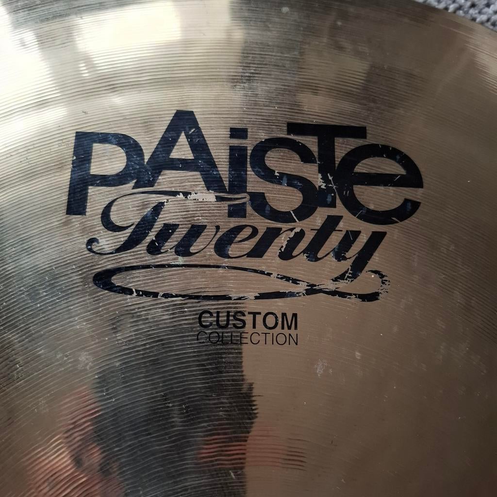 Paiste twenty custom 20 inch metal ride voor uw drumstel, Ophalen of Verzenden, Zo goed als nieuw