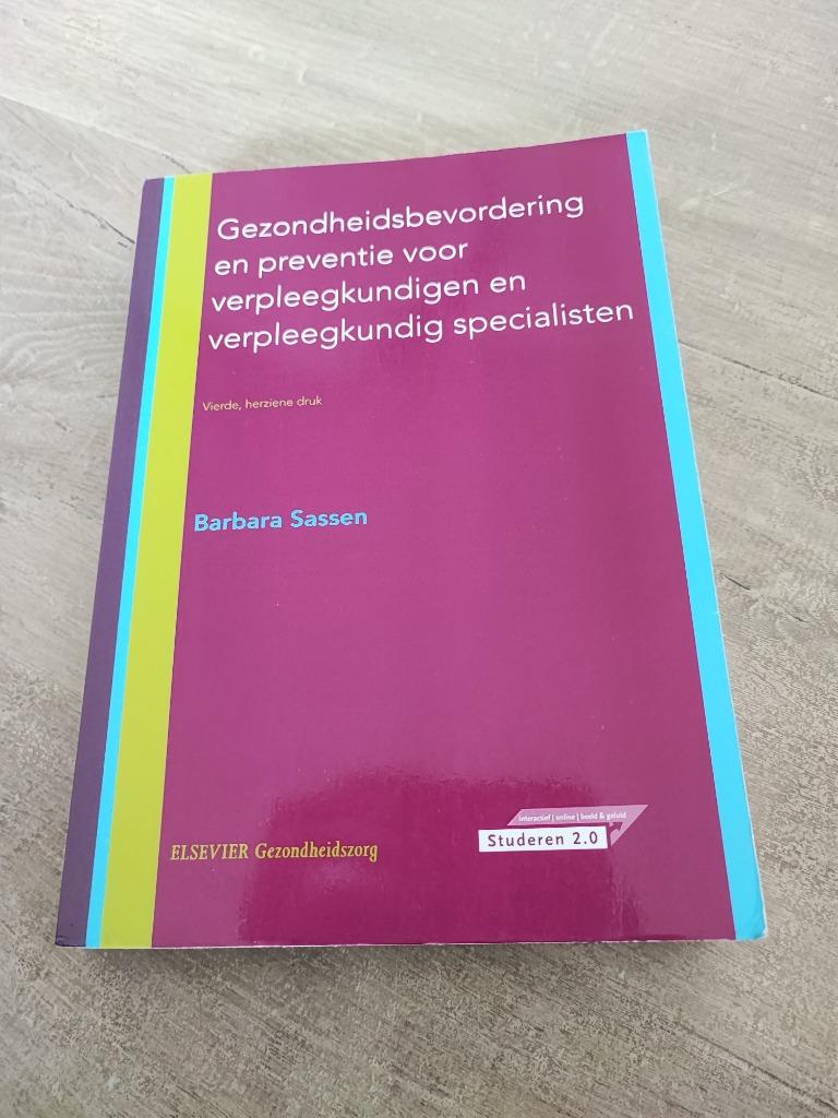Gezondheidsbevordering en preventie voor verpleegkundigen, Boeken, Ophalen of Verzenden, Gelezen