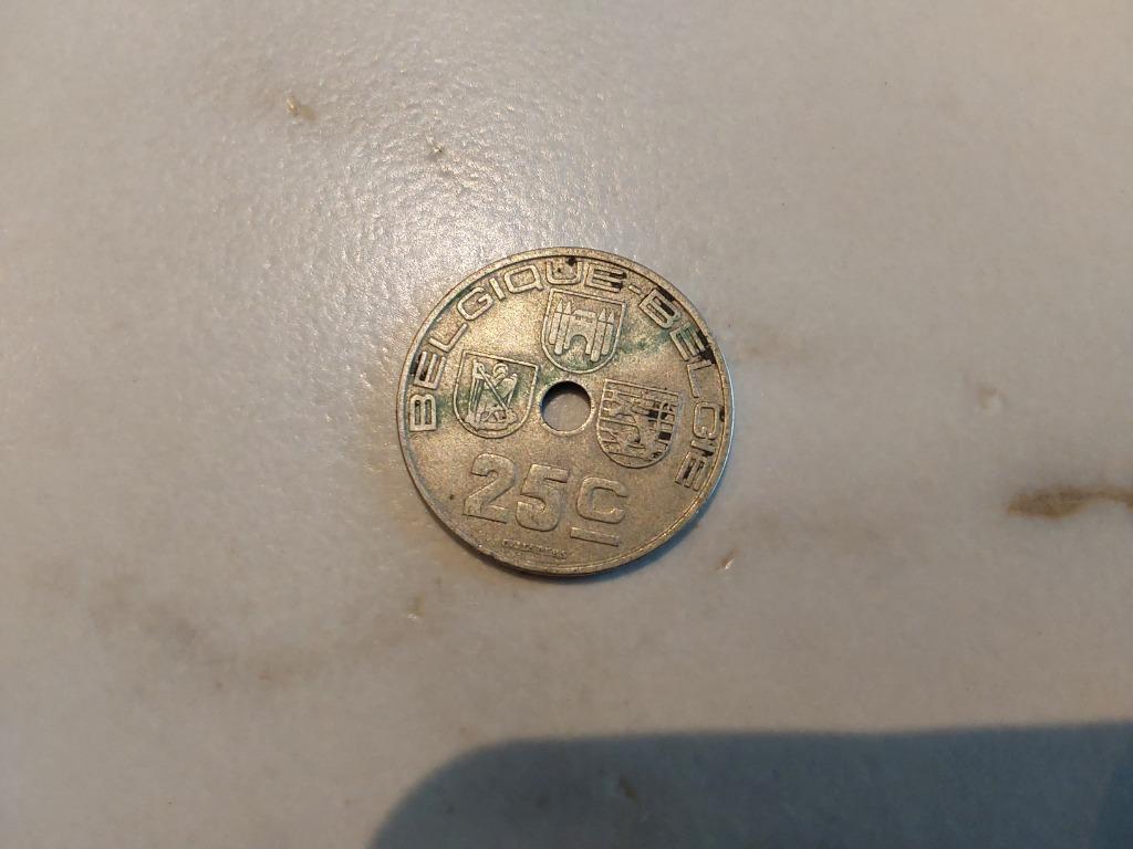België - 25 cent - 1939, Enlèvement