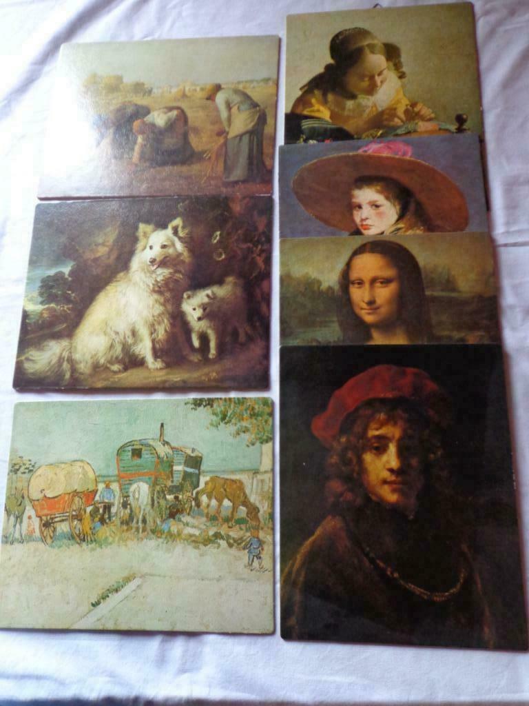 Delhaize reproducties schilderijen, Verzamelen, Ophalen of Verzenden, Zo goed als nieuw, Prent