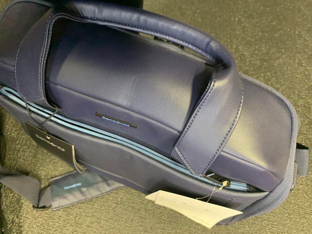 Nieuwe laptoptas/boekentas met etiketten aan SAMSONITE, Ophalen, Nieuw, Schoudertas