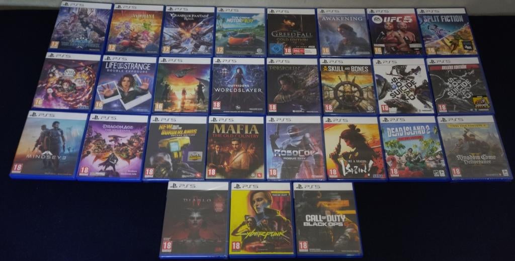 Liste de jeux Playstation 5/4, Enlèvement