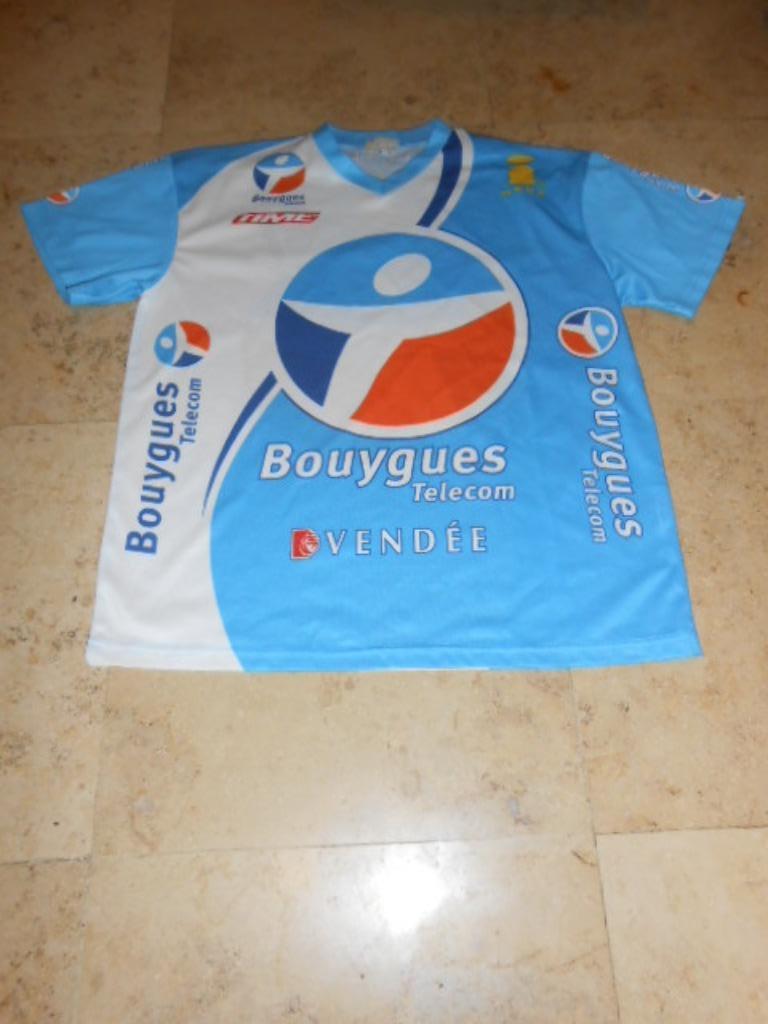 sport t-shirt Bouygues telecom maat: L, Ophalen of Verzenden, Gebruikt, Shirt
