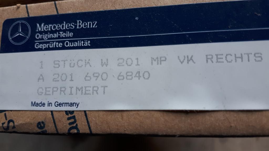 2016906740 panneau bas aile AV Mercedes w201  1990, Neuf, Enlèvement ou Envoi, Mercedes-Benz, Garde-boue