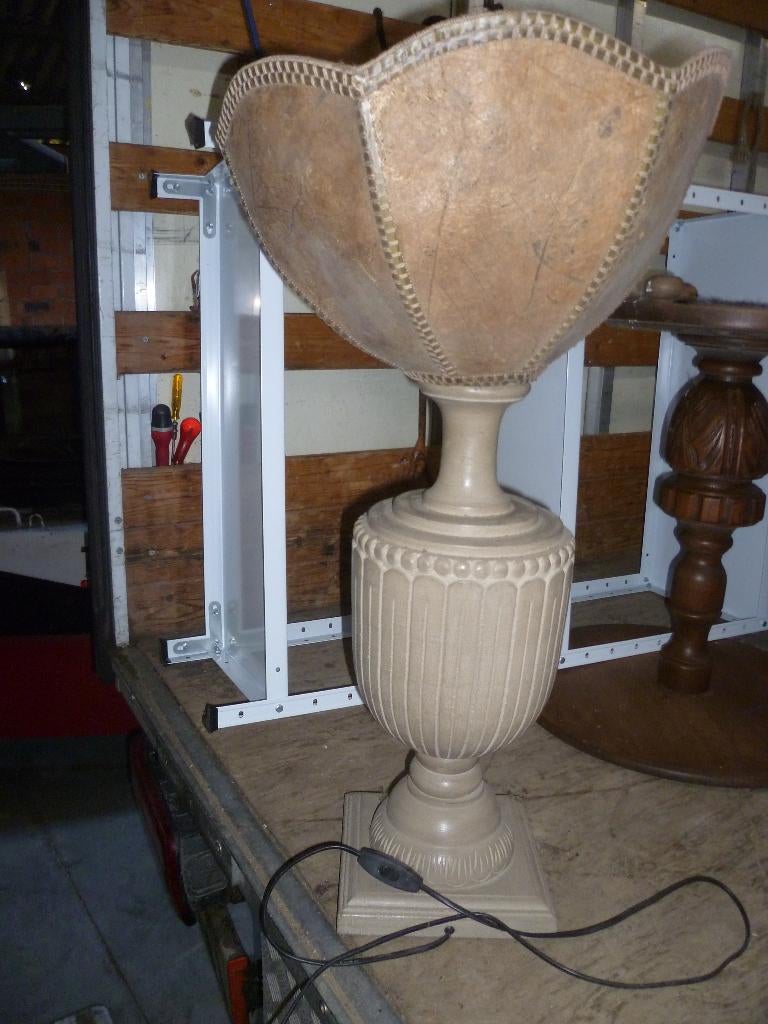 HOUTEN LAMPADAIRE, Antiek en Kunst, Curiosa en Brocante, Ophalen