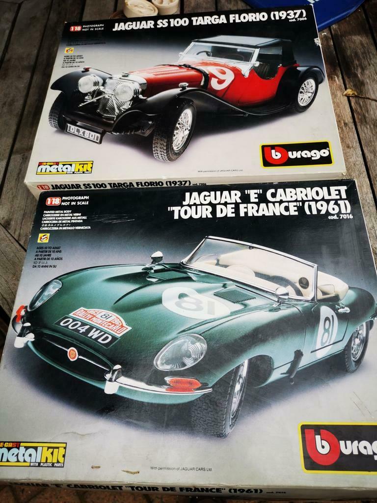 Kit métal Burago d'origine dans la boîte partiellement monté, Autres marques, Enlèvement ou Envoi, Voiture, Plus grand que 1:32