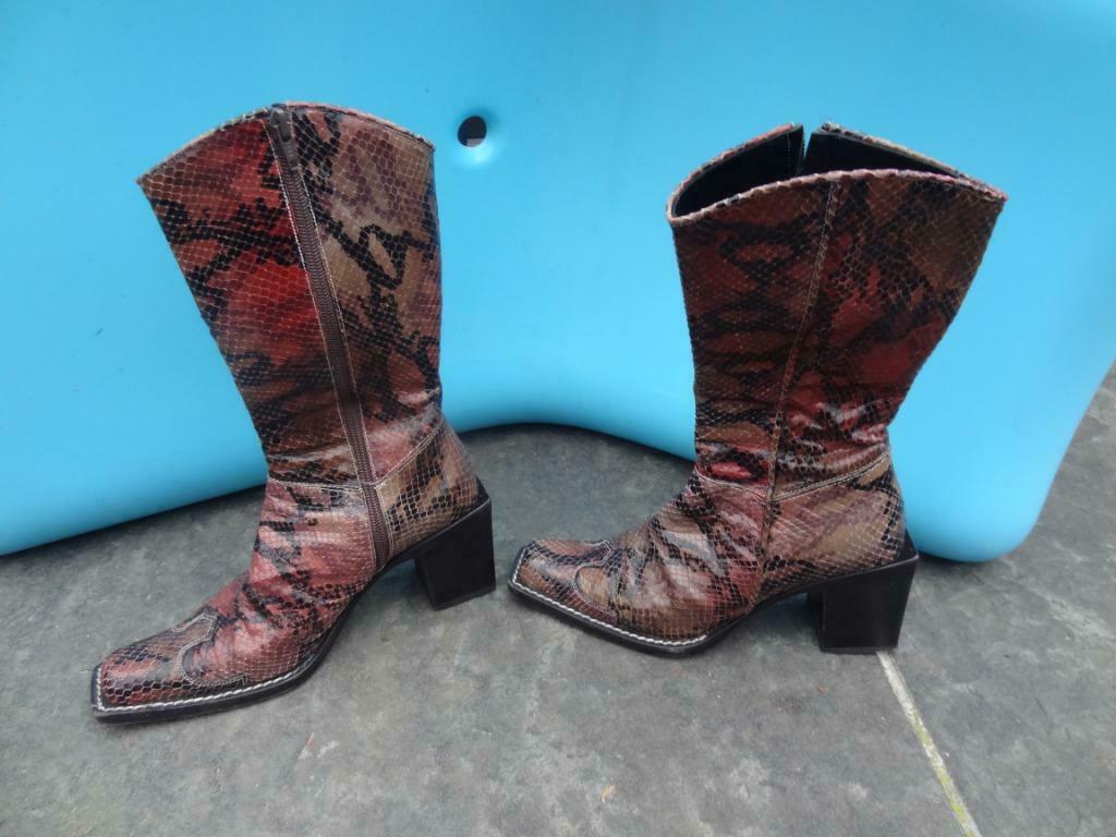 Bottes taille 36, Rouge, Enlèvement ou Envoi, Comme neuf, Bottes hautes