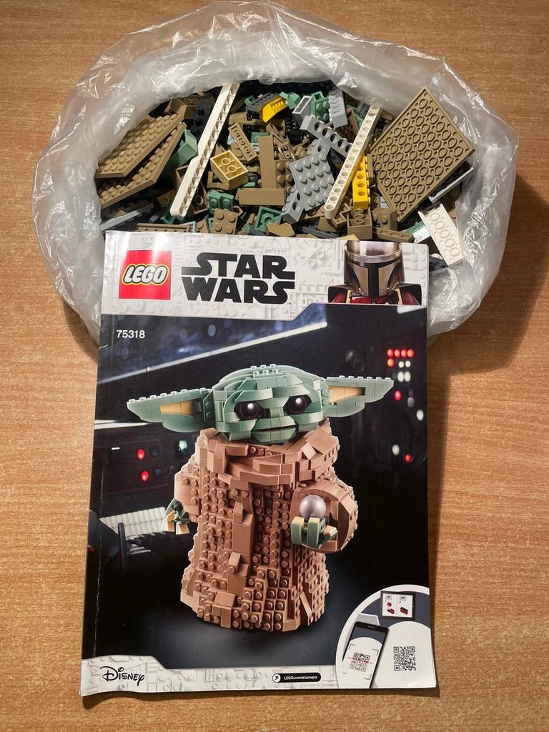Lego Star Wars Baby Yoda, Ophalen, Gebruikt, Complete set, Lego
