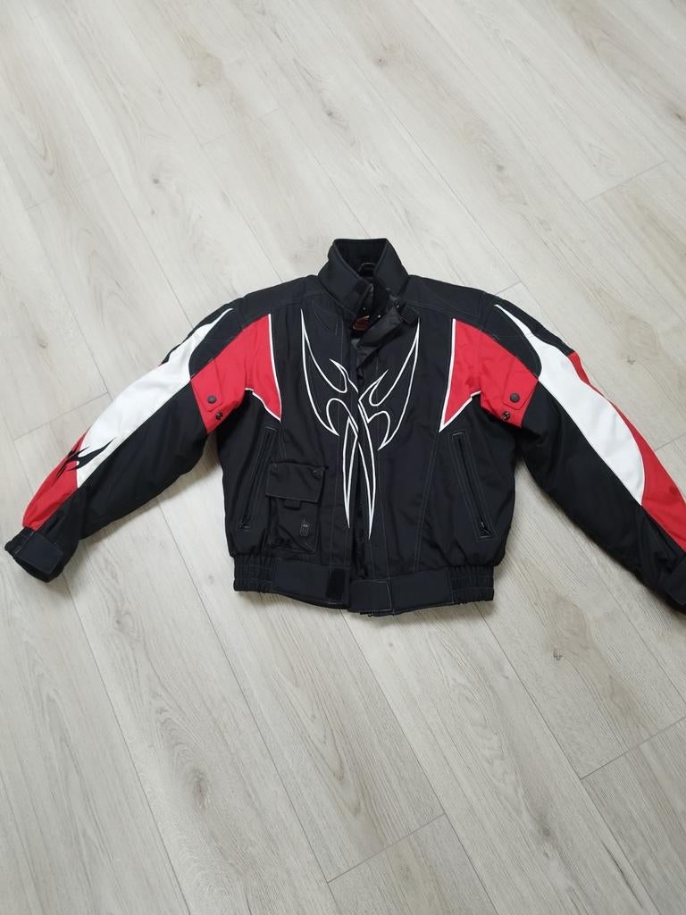 Motor vest rood / zwart heingericke, Enlèvement