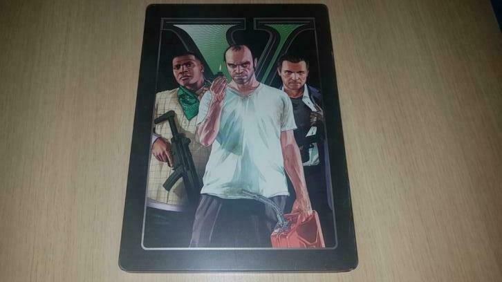 GTA V version steelbook, Antiquités & Art, Enlèvement ou Envoi