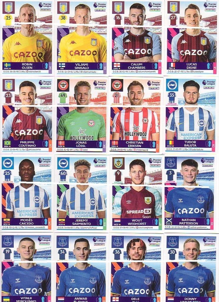 Panini Update Premier League 2022 / 48 Stickers, Verzenden, Nieuw, Poster, Plaatje of Sticker