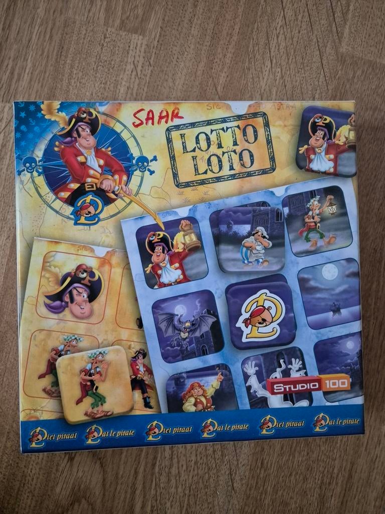Piet Piraat Lotto spel Studio 100, Ophalen of Verzenden, Zo goed als nieuw