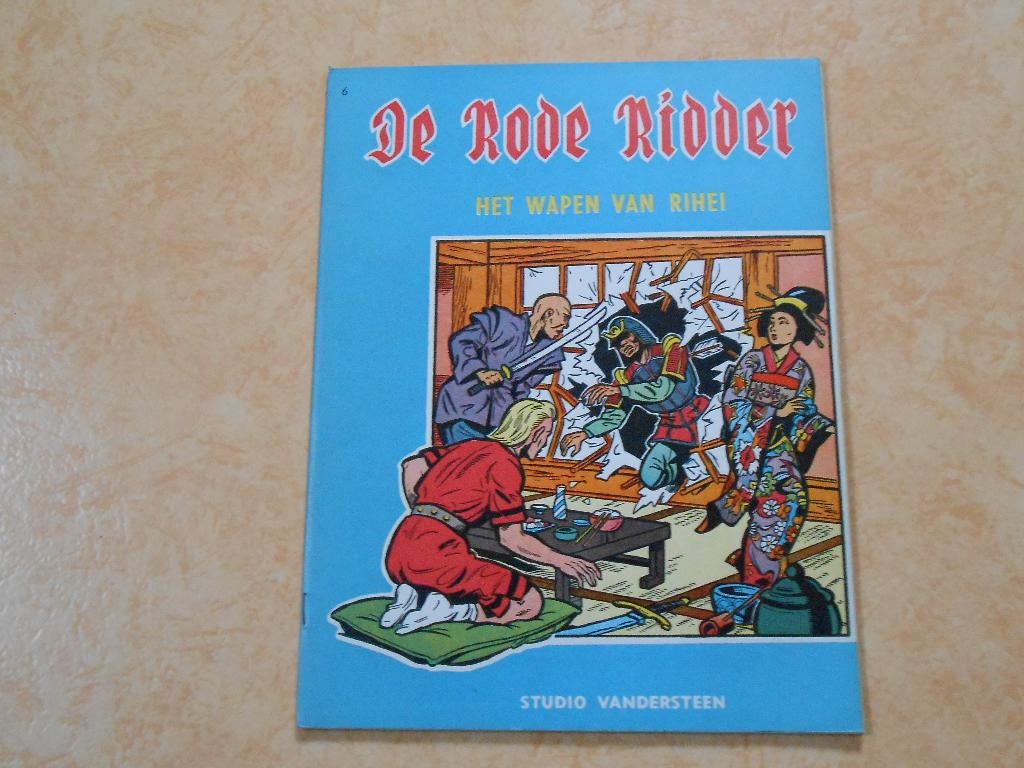 Rode ridder 6 Het wapen van Rihei 1962. 2 de druk., Willy Vandersteen, Eén stripboek, Nieuw, Ophalen of Verzenden