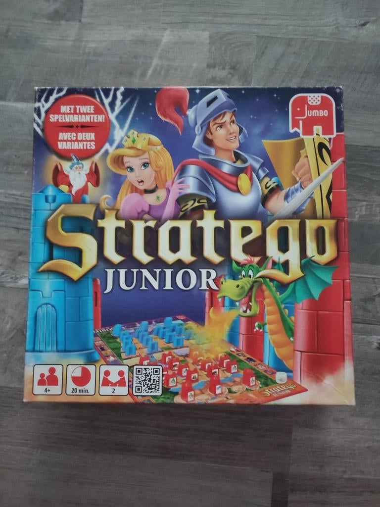 Gezelschapsspel Stratego junior, Ophalen of Verzenden, Zo goed als nieuw