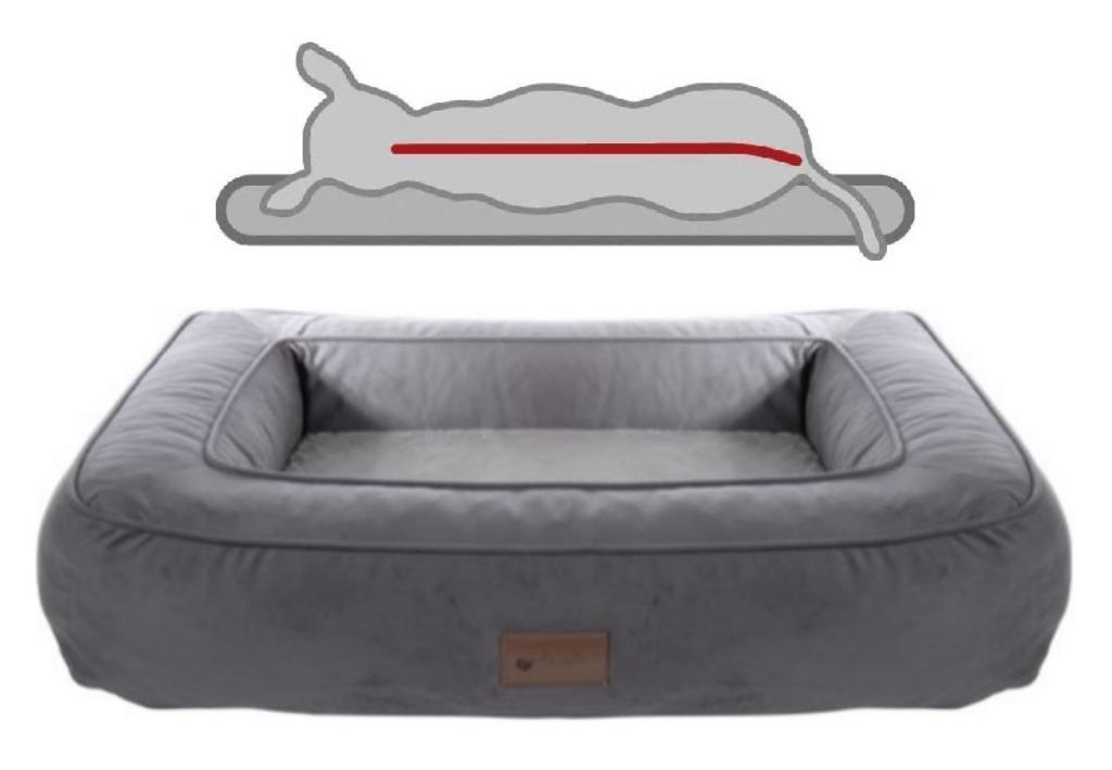 Lit orthopédique pour chien Edgar L, Enlèvement, Neuf, Polyester