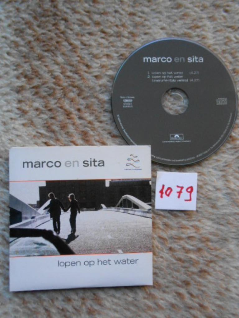 CD muziek Marco en Sita – Lopen Op Het Water, 1 single, Ophalen of Verzenden, Gebruikt, Pop
