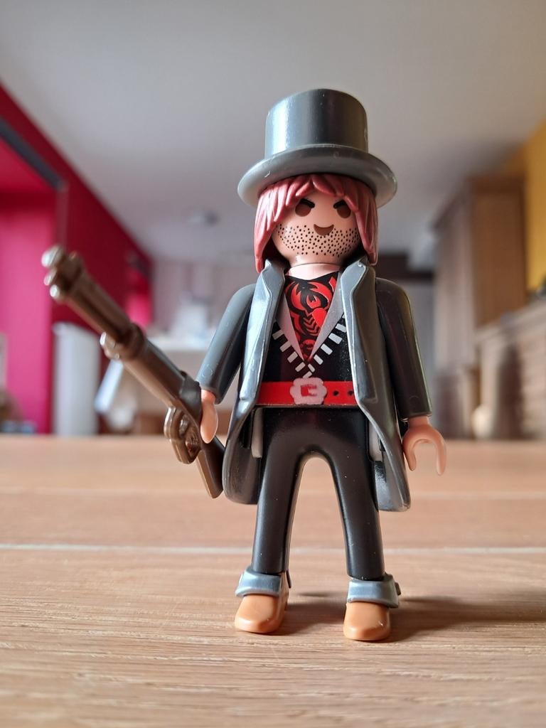 Playmobil figuur serie 12 nr. 9241 - Western Robber, Kinderen en Baby's, Speelgoed | Playmobil, Ophalen of Verzenden, Zo goed als nieuw