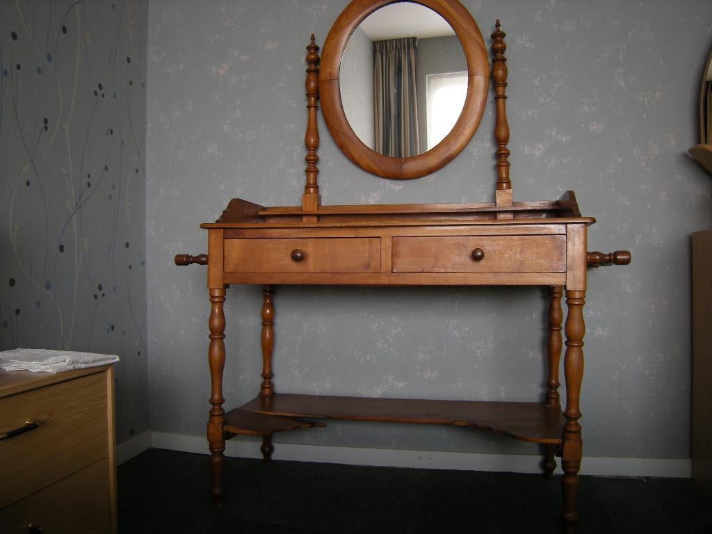 antieke lavabo, Ophalen