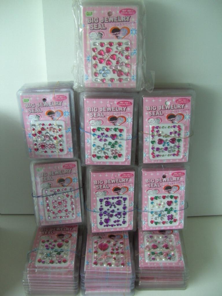 ZELFKLEVENDE DIAMANTJES BIG JEWELRY 39 PAKJES NIEUW, Enlèvement ou Envoi, Neuf, Fantaisie