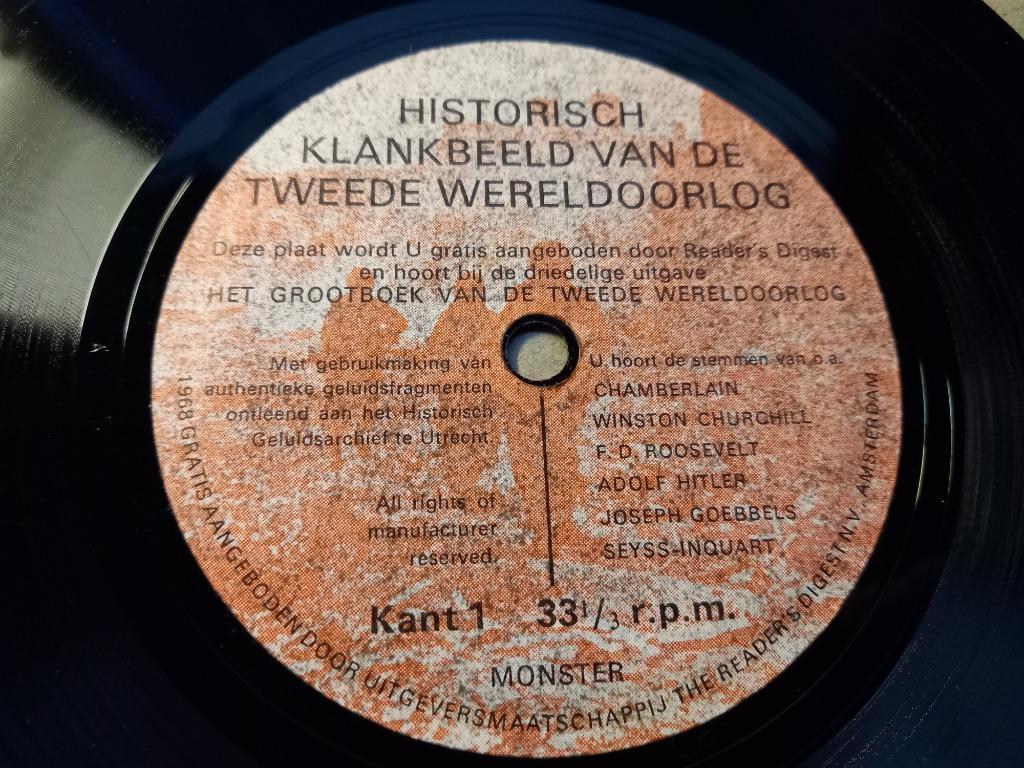 2 Flexi-disc van De Tweede Wereldoorlog '7, Enlèvement ou Envoi, Comme neuf, Autres genres