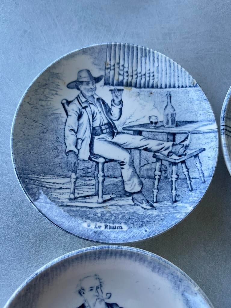 4 enseignes de marques de boissons à Delft, Collections, Enlèvement ou Envoi, Panneau publicitaire