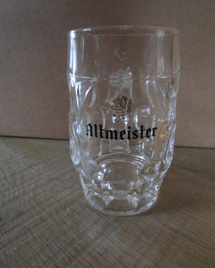 oude bierglazen ( 4 ), Ophalen of Verzenden, Zo goed als nieuw, Glas of Glazen, Overige merken