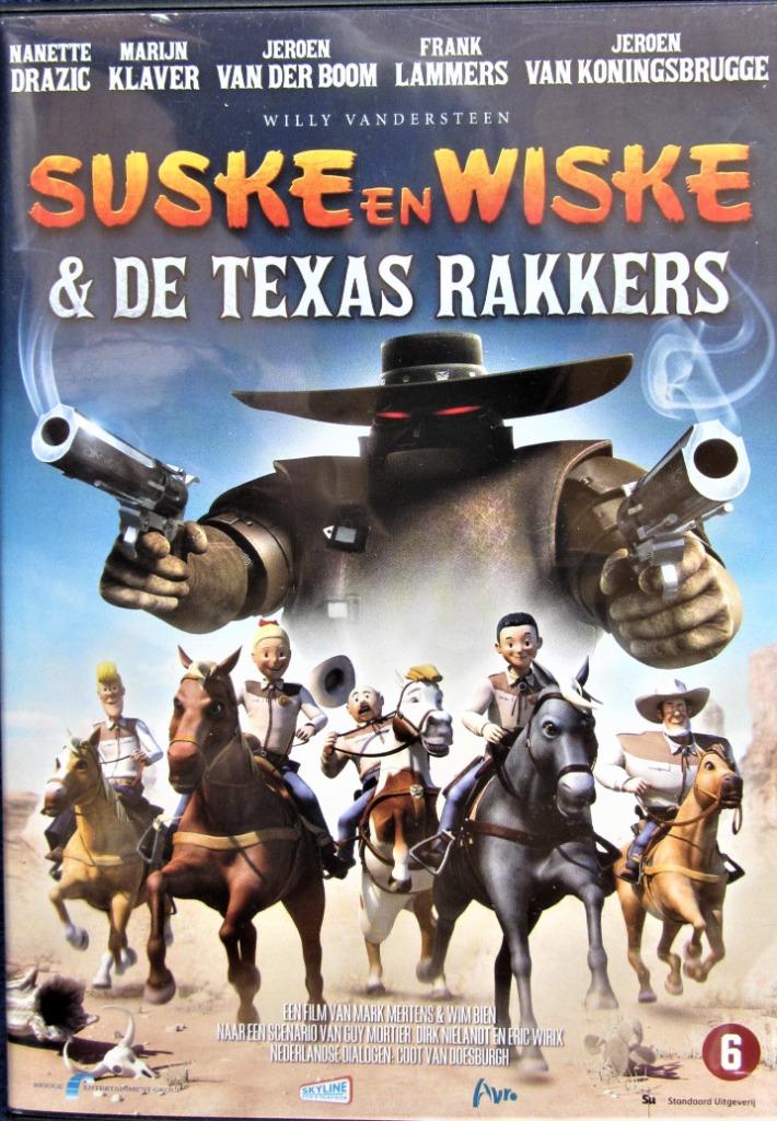 DVD AVONTUUR- SUSKE & WISKE, DE TEXAS RAKKERS., Avontuur, Alle leeftijden, Ophalen of Verzenden, Zo goed als nieuw
