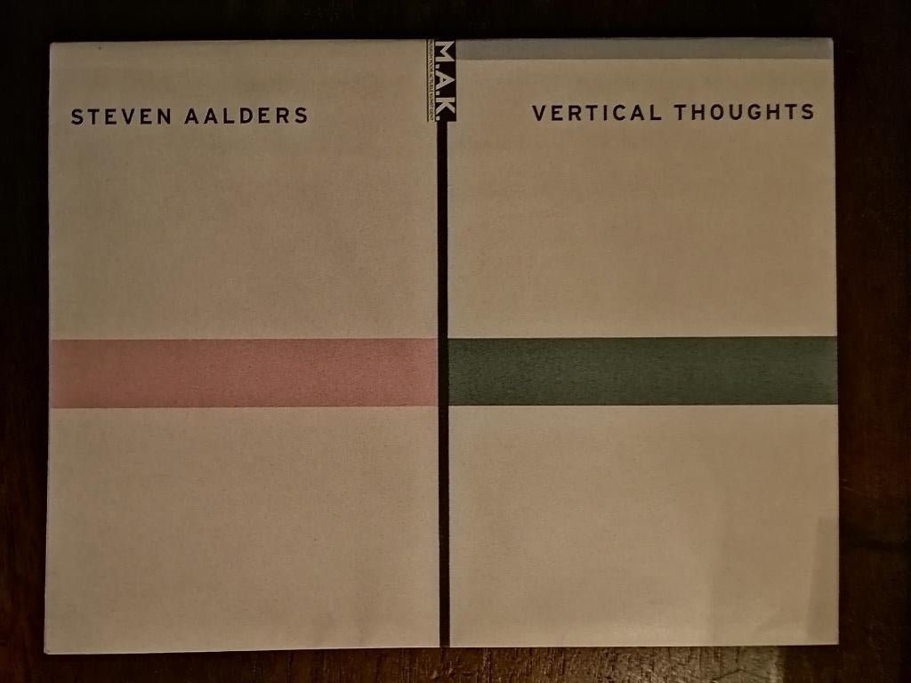 Steven Aalders - Vertical Thoughts – voorwoord Jan Hoet, Boeken, Ophalen of Verzenden, Zo goed als nieuw, Schilder- en Tekenkunst